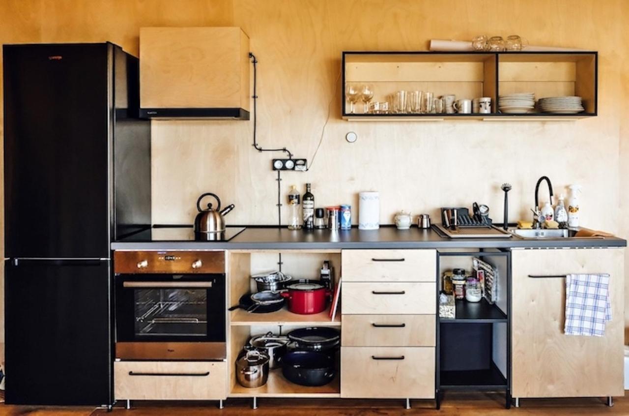 Tri Domky - Tiny Houses Depoltice Eksteriør billede