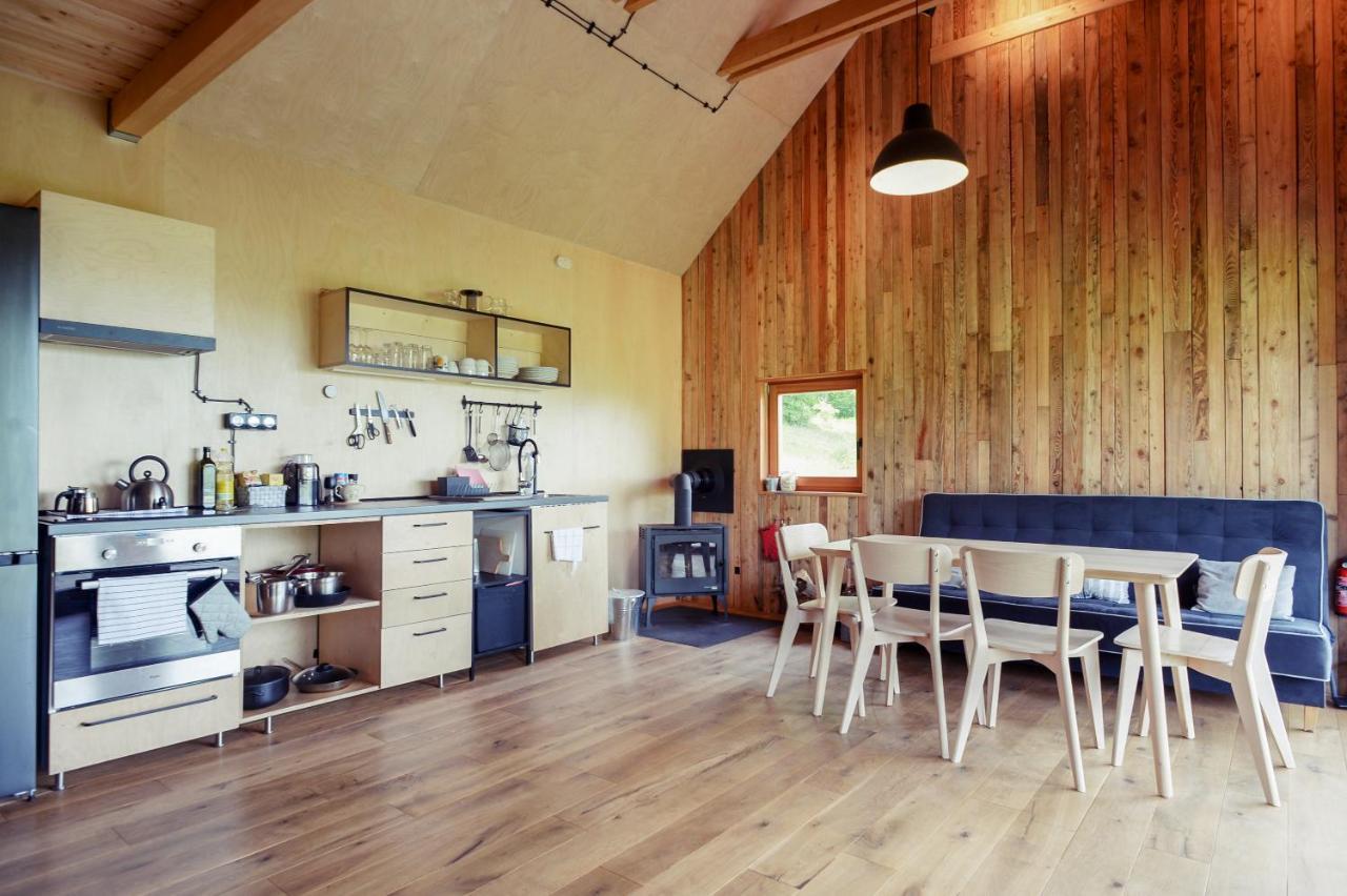 Tri Domky - Tiny Houses Depoltice Eksteriør billede