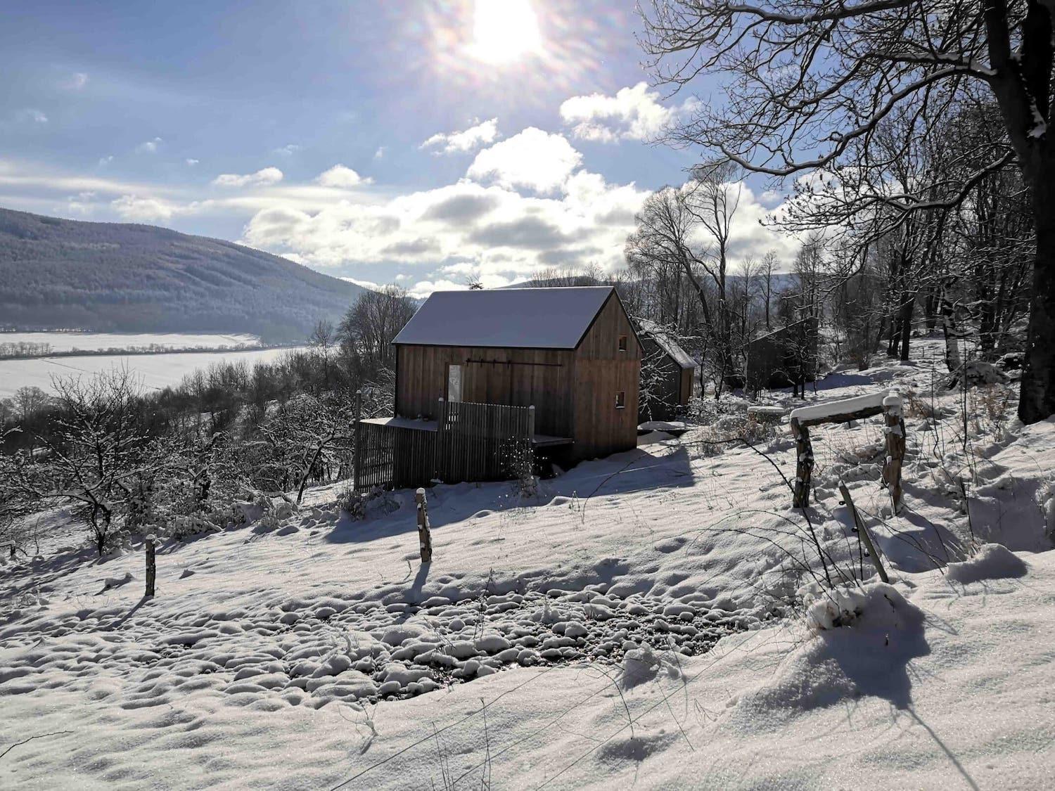 Tri Domky - Tiny Houses Depoltice Eksteriør billede